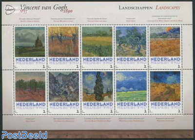 Vincent van Gogh 10v s-a, Landscapes