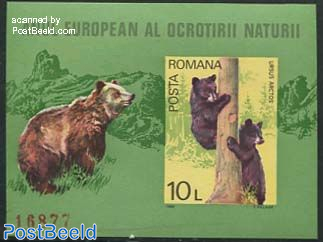 European nature conservation s/s (bears)