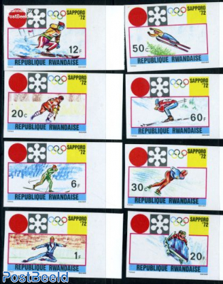 Winter Olympic Games 8v imperforated