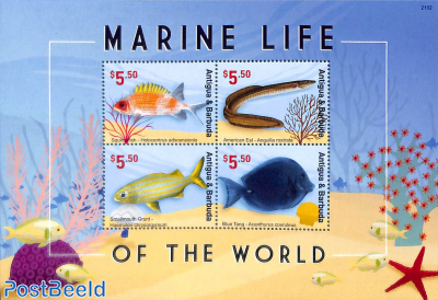 Marine life of the world 4v m/s