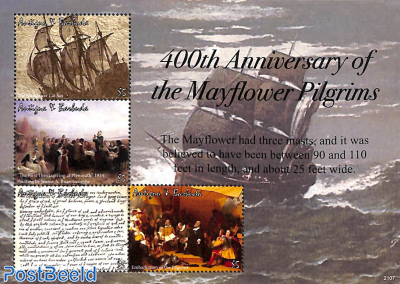 Mayflower pilgrims 4v m/s