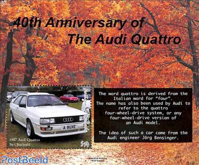 40 years Audi Quattro s/s