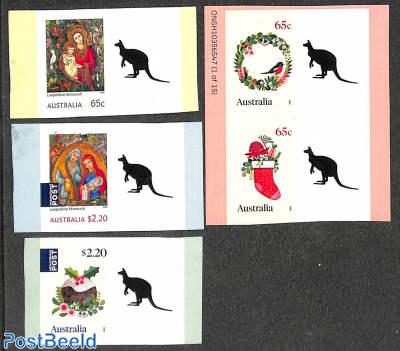 Personal cristmas stamps 5v+personal tabs