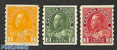 Definitives coil, horizontal imperforated