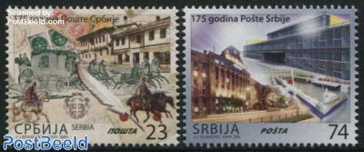 175 Years Serbian Post 2v