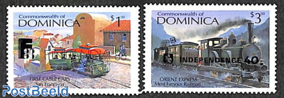 Int. stamp exhibitions 2v