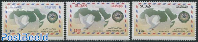 Arab Postal Day 3v