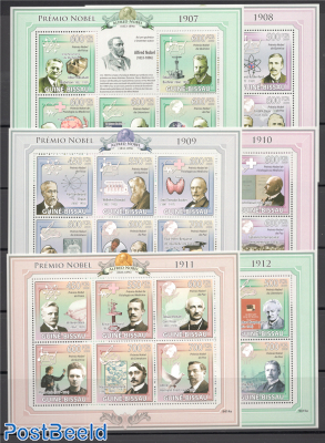 Nobel Prize winners 1907-1912 6 m/s