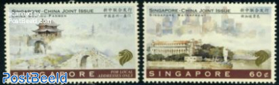 City views 2v, joint issue P.R. China