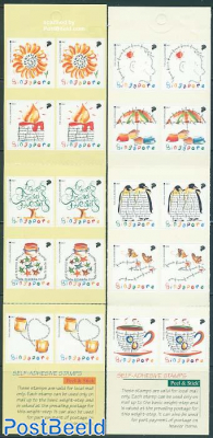 Greeting stamps 2 booklets
