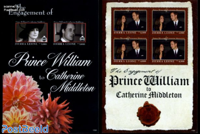 Royal engagement William & Kate 2 s/s