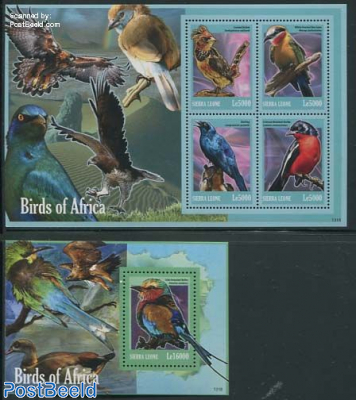 Birds of Africa 2 s/s