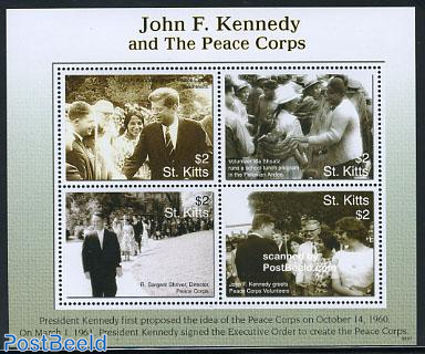 J.F. Kennedy and the peace corps 4v m/s