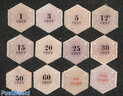 Telegram stamps 12v