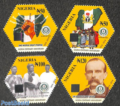 100 years Nigeria 4v