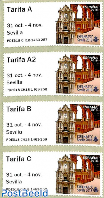 Automat stamps, Exfilna Sevilla 4v