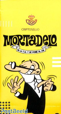Crypto stamps Mortadelo in closed pack