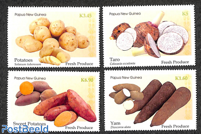 Potatoes, fruit & vegetables 4v