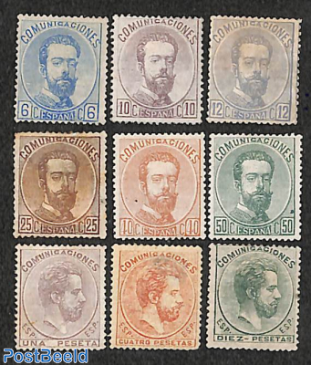 Definitives, King Amadeo I 9v