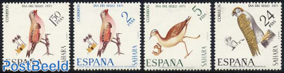 Stamp Day, birds 4v