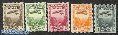 Montserrat cloister, airmail 5v
