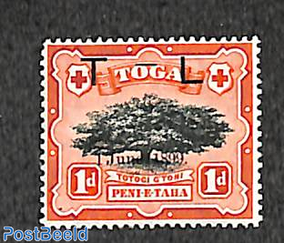 T - L overprint 1v