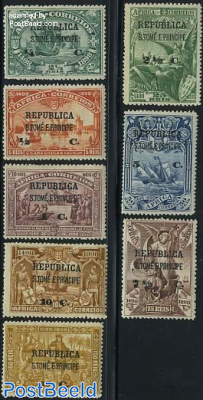 Overprints 8v (on port. africa)