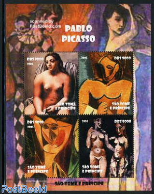 Pablo Picasso paintings 4v m/s