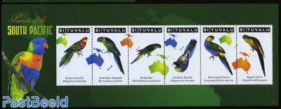 Parrots of the South Pacific 6v m/s