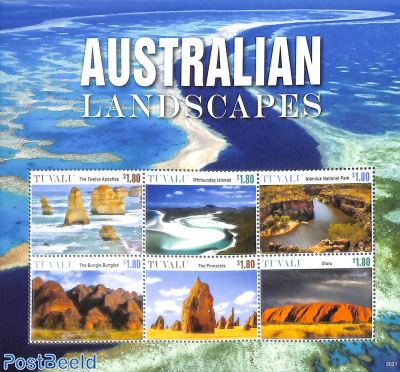 Australian landscapes 6v m/s
