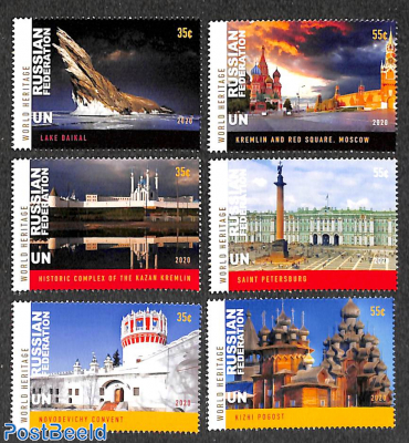 World heritage Russia 6v