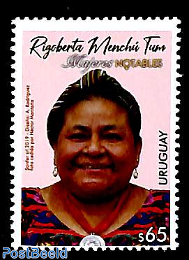 Rigoberta Menchu Tum, nobelprize for peace 1v