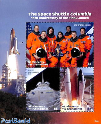Space Shuttle Columbia 4v m/s