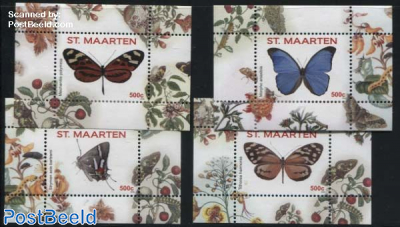 Butterflies 4 s/s