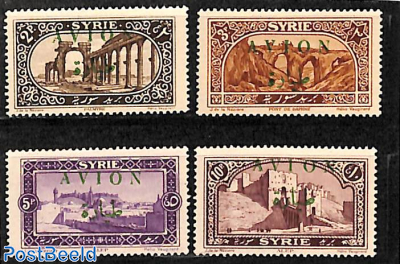 AVION overprints 4v