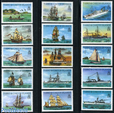 Definitives, ships 15v, perforated 14