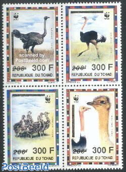 WWF, overprints 4v [+]