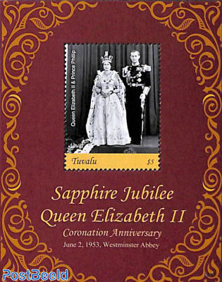 Queen Elizabeth II, Sapphire Jubilee s/s