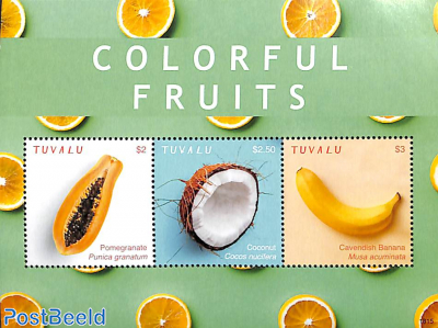 Colorful Fruits 3v m/s