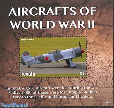 World war II aircraft s/s