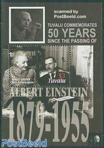 Albert Einstein s/s (with Thomas Mann)