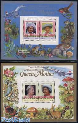 Nanumaga, queen mother 2 s/s