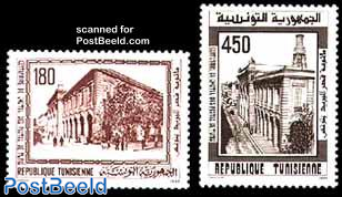 Tunis post office 2v