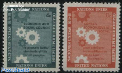 UNYS1958 - 1958 United Nations New York Year Set - Mystic Stamp