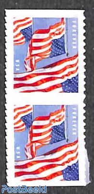 U.S.A. United States Flag/ Freedom Booklet of 20v. Forever stamps