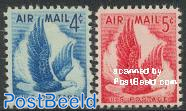 Airmail definitives 2v