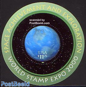 Stamp expo 2000 round s/s