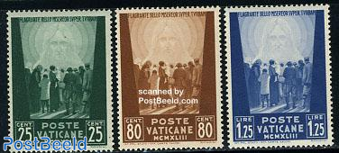 Vatican post stamps 1933, Sc A8, A9, Set of 5, MLH, A8-#30 used