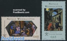 Christmas 2v, joint issue Germany