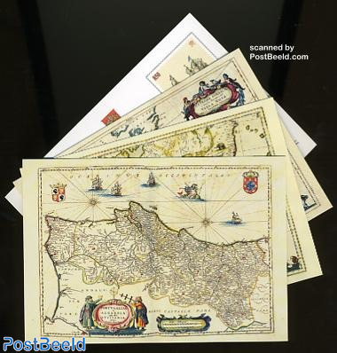 Postcard set 850, discoveries (4 cards)